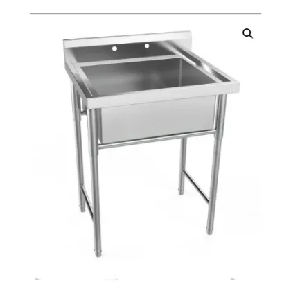 Stainless Steel Commercial Kitchen Double Sink