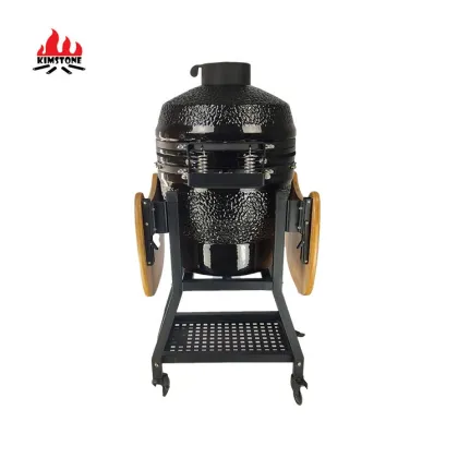 KIMSTONE Charcoal Barbecue Grill: Outdoor Griller Expert Ceramic BBQ Grill