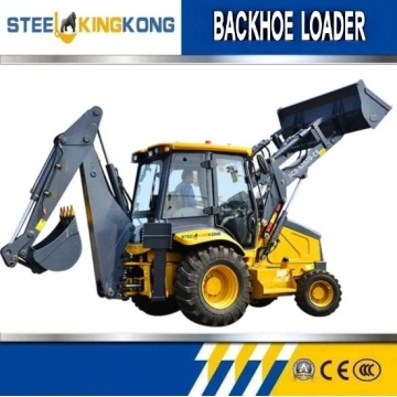 Cargadores de rueda de excavador de retroexcavadora mini tractor cargador de retroexcavadora con CE