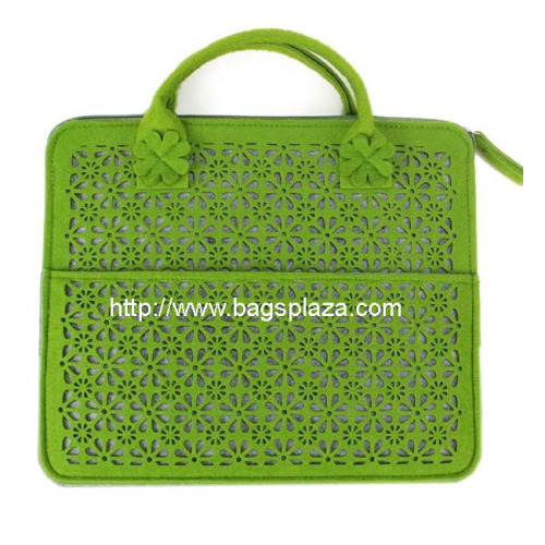 Mode damer grön Laptop väskor, dator handväskor