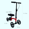 Red Rolling Medical Knie Rollator Walker Roller