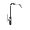 Single lever kitchen mixer brass made