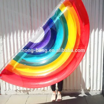inflatable water pool float rainbow design inflatable rainbow float