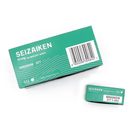 1.55V SR626SW Silver Oxide Button Cell Battery for Seiko Watches