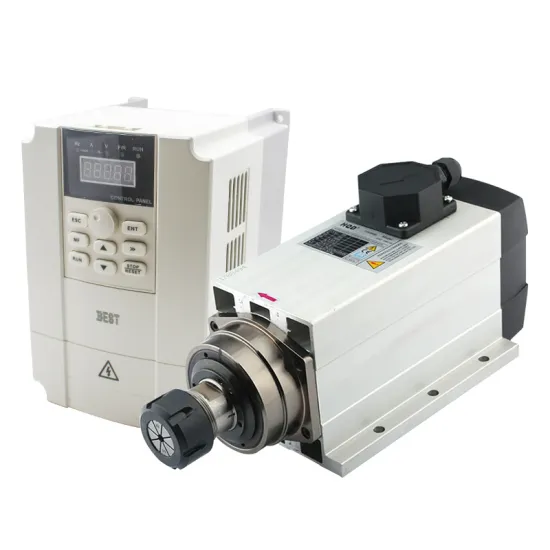 High Speed HQD CNC Spindle Motors: 1.5KW, 2.2KW, and 3.2KW Air Cooled Motor Kits with Driver for Milling Applications