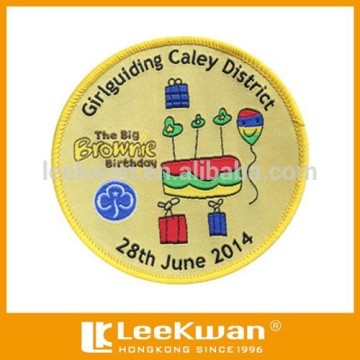 Girl Birthday Personized Design Woven Label Patch