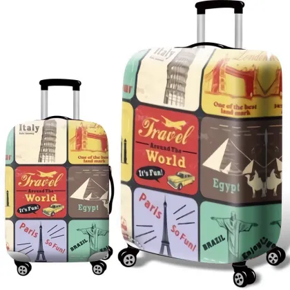 Custom Spandex Luggage Cover: Sublimation Luggage Blanks for Suitcase Protection