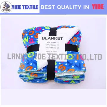 2014 Hot Sale High Quality plaid fleece blanket