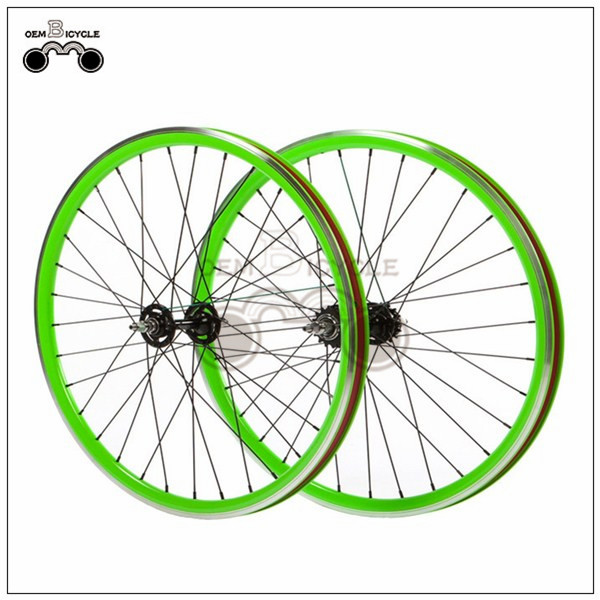 700C 40mm fix double-walled aluminum wheelset5