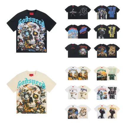 God Speed Vintage Heavyweight Cotton T-Shirts for Men