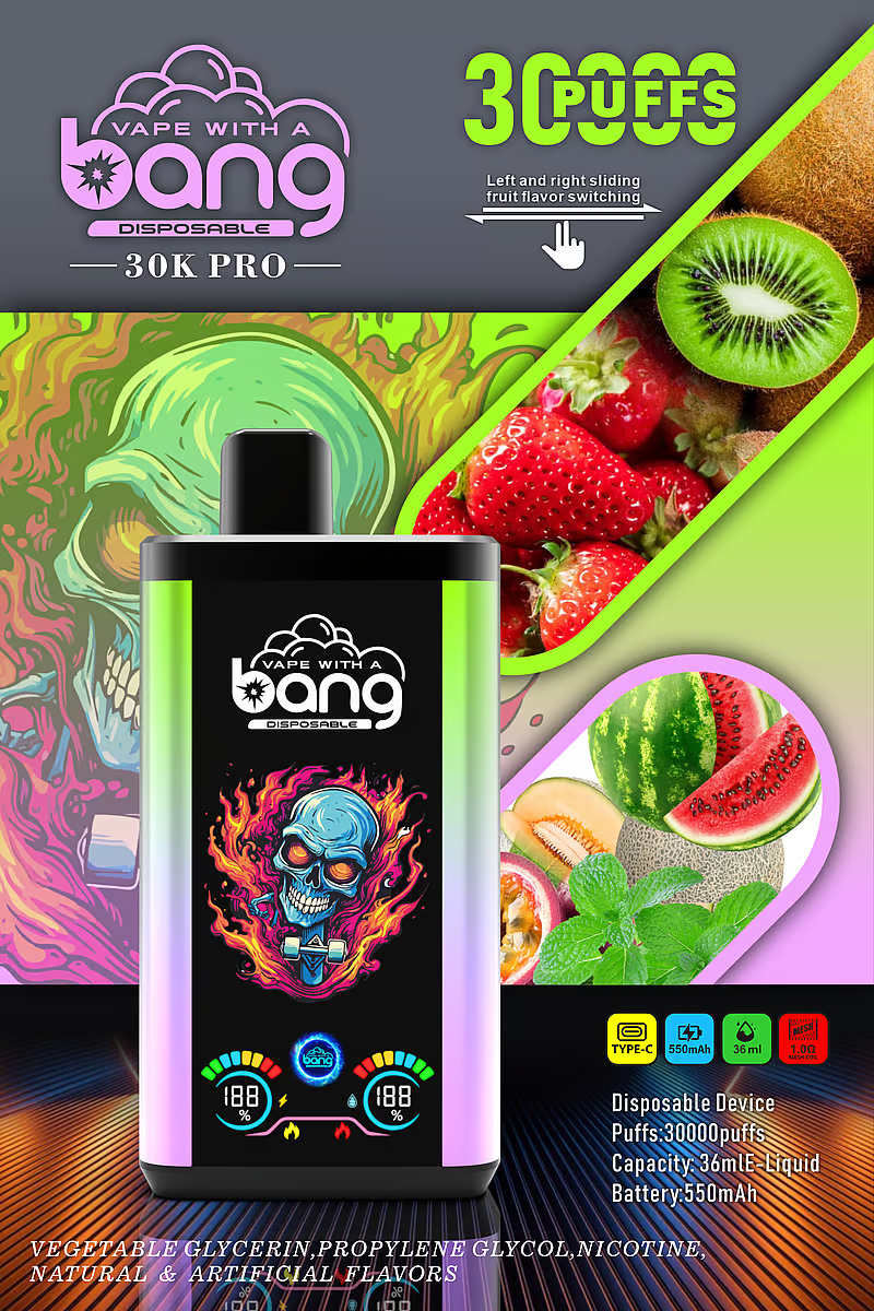 Bang 30K PRO Dual Flavor Disposable Vape Wholesale