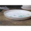 plant round serving tray for indoor and outdoor