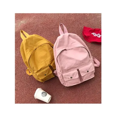 Canvas Backpack: The Perfect Simple Student's Laptop and Outdoor Travel School Backpack