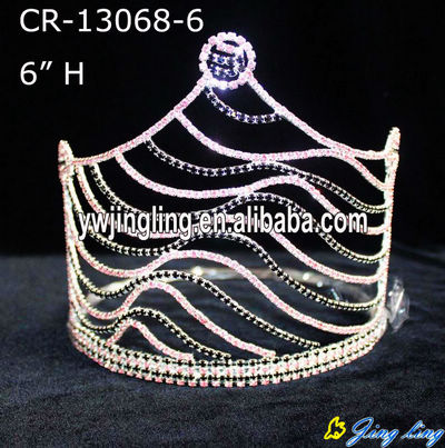 Rhinestone Zebra Pageant Crowns For Sale