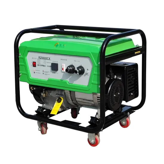 High-Quality 5kW Portable Gasoline Generator with 4 Wheels for Mobile Food Trucks (220V Electric Start)