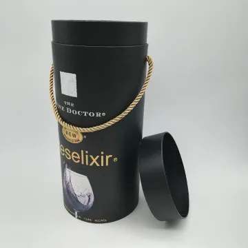 Security Paper Wine Cylinder Packaging Box