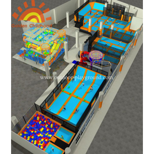 어린이 특수 크기 Sky Trampoline Park