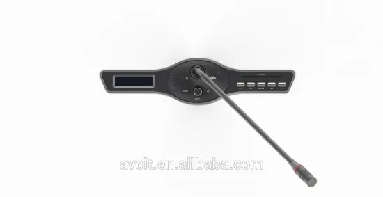 With voting and LED display feature Embedded delegate microphone