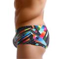 digital print swimming trunks custom design beachwear men's swimwear briefs