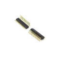 Encabezado del pin del ángulo recto de 1,0 mm de tono