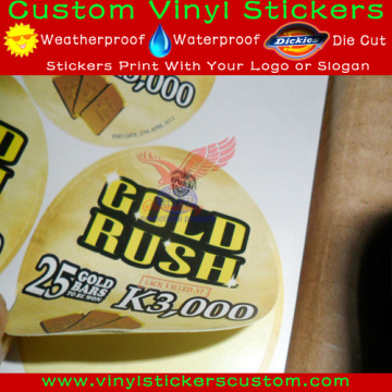 round custom vinyl stickers