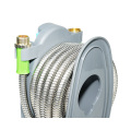 50ft stainless steel reel Flat garden hose