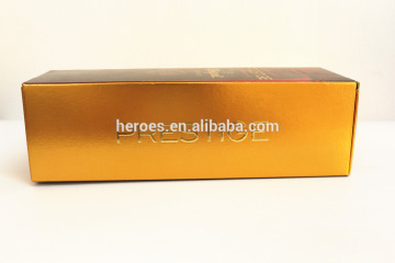 Custom Gift packing box for wine ,whisky , brandy box with hot stamping logo