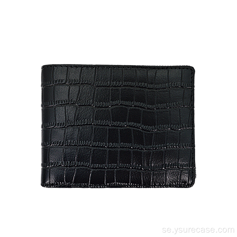 Pop Men&#39;s Print Crocodile Belt Card Slot Wallet