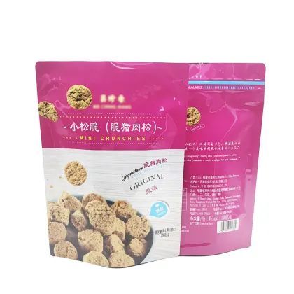 Wholesale Custom Printed Waterproof Recyclable Snack Bags for Mini Crunchies