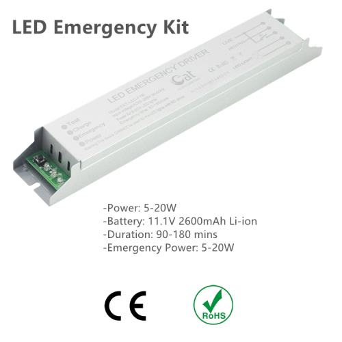 Kit de emergencia LED LED de 5-20W utilizado en el controlador IC