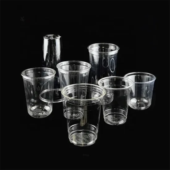 Take Away Disposable PLA Plastic Cups with Logo Lids