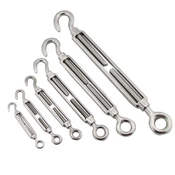 304/316 stainless steel European open body turnbuckle(hook&eye)