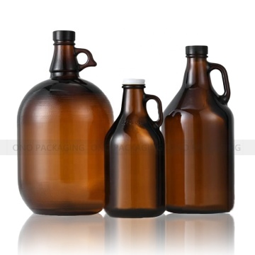 Bottiglie di vino in vetro marrone all'ingrosso e bottiglie di olio - da 1l a 4l