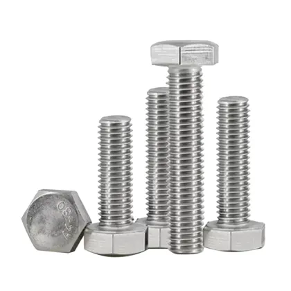 Stainless steel hexagonal bolt fasteners