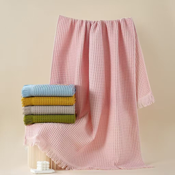 100% Cotton Waffle Bath Towel Set