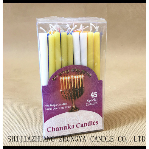 Wholesale hanukkah decoration 45PCS Hanukkah candles