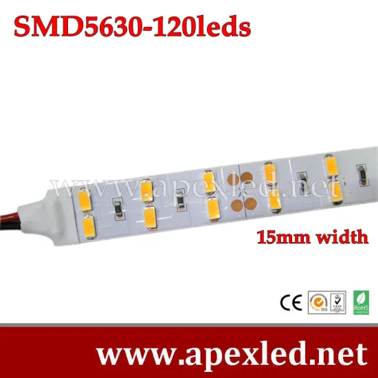 smd 5630 led strip light 120led in two row 24v super bright