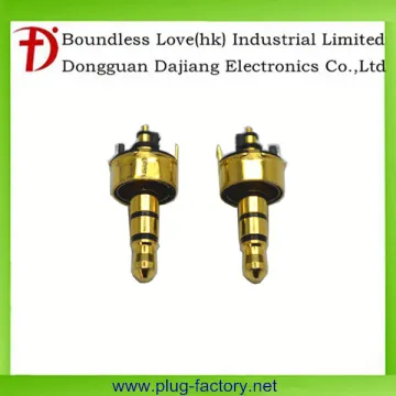 Christmas 3.5mm 6-pole plug gold plated connector