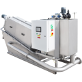 High efficiency sludge dewatering machine