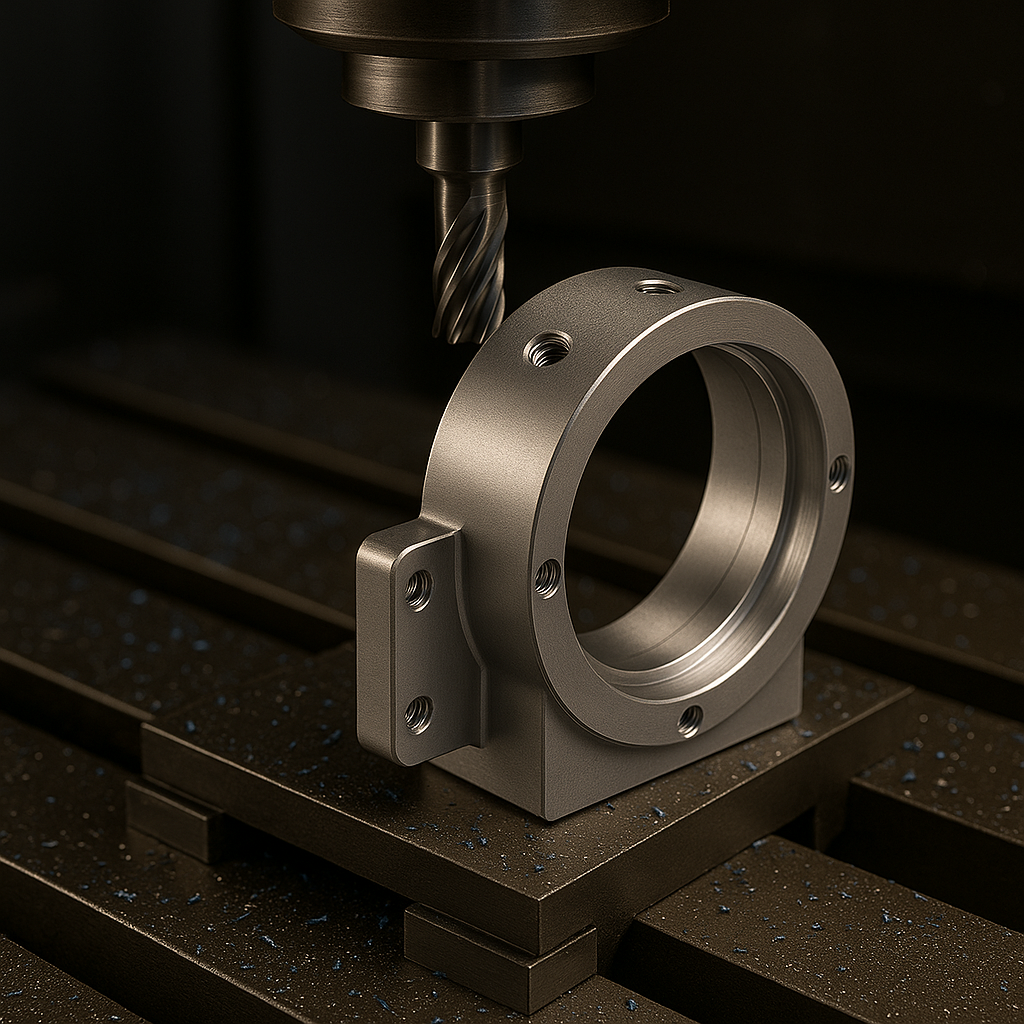 machining mirror mount