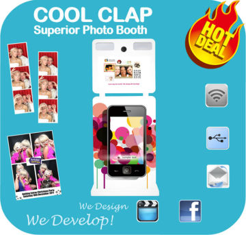2014 Fashion Touch Screen Portable Photo Booth For Commercial Promotion