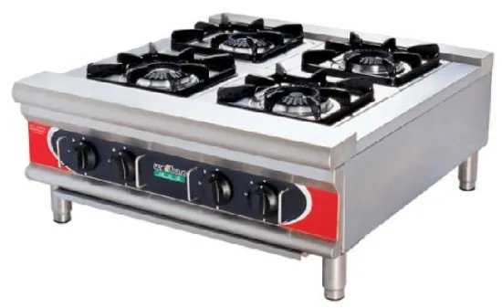 USA style gas ranges, 4-burners