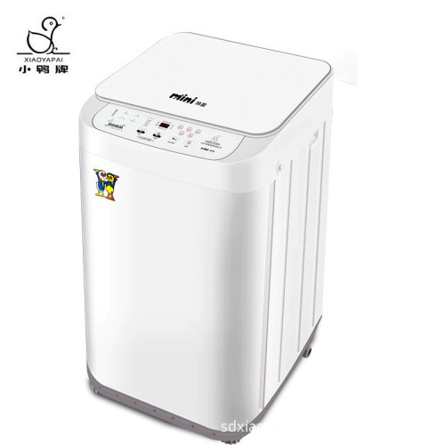 3.5kg Automatic Single Tub Mini Washing Machine with Tempered Glass Cover