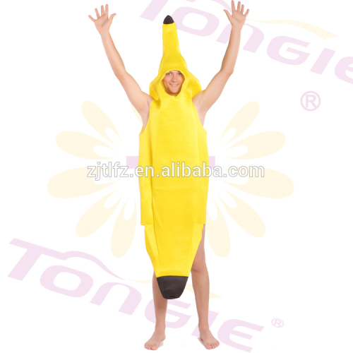 Hot sale funny banana costume Carnival cosplay costumes for adult