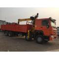 16ton Sinotruk howo 8x4 truck with crane cargo