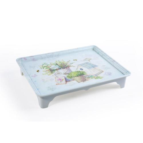 Fancy serving platters plastic melamine tea tray