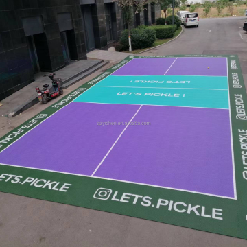 Outdoor Pickleball Court Interlocking Sports Flooring