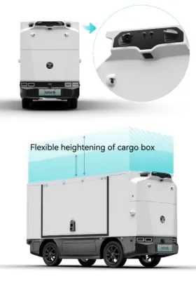 EU Cold Chain Autonomous Logistics Van for European Food Delivery