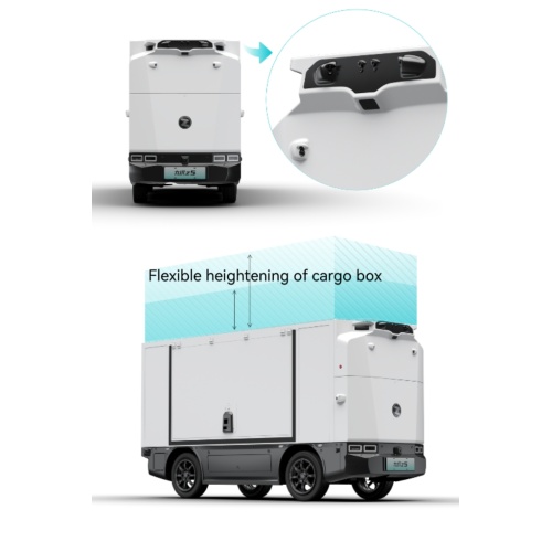 আরবান কমিউনিটি লজিস্টিকসের জন্য EU CE-প্রত্যয়িত ড্রাইভারবিহীন ডেলিভারি ভ্যান