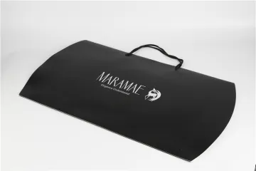 Kraft Paper Pillow Box Packaging with ribbon